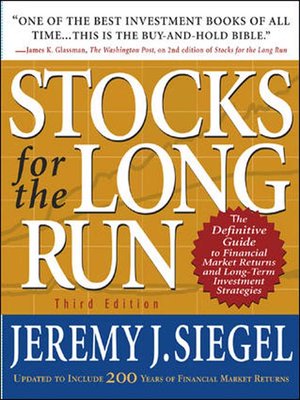 cover image of Stocks for the Long Run, Third Edition